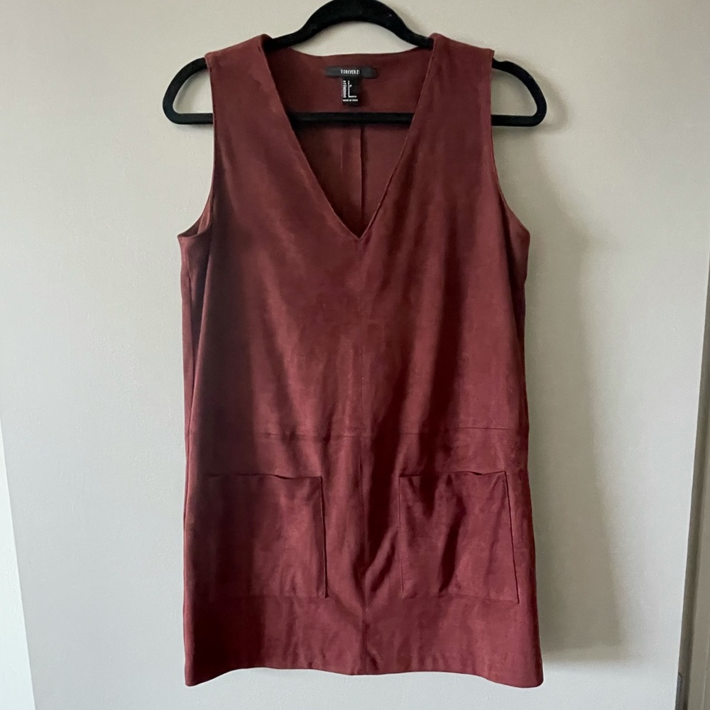 Forever 21 suede dress